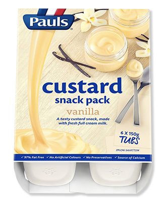 Pauls Vanilla Custard Snack Pack