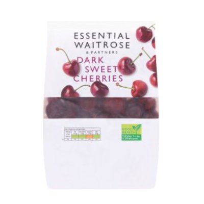 Essential Frozen Dark Sweet Pitted Cherries 400g