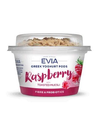 Evia Pods Raspberry with Muesli 170g