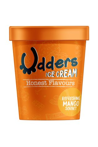 Udders Classic Refreshing Mango Sorbet 474ml