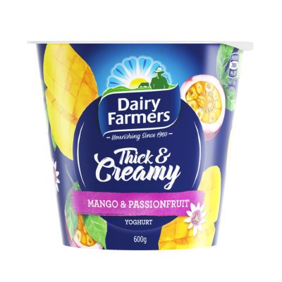 Dairy Farmers Yogurt Mango Passionfruit 600g