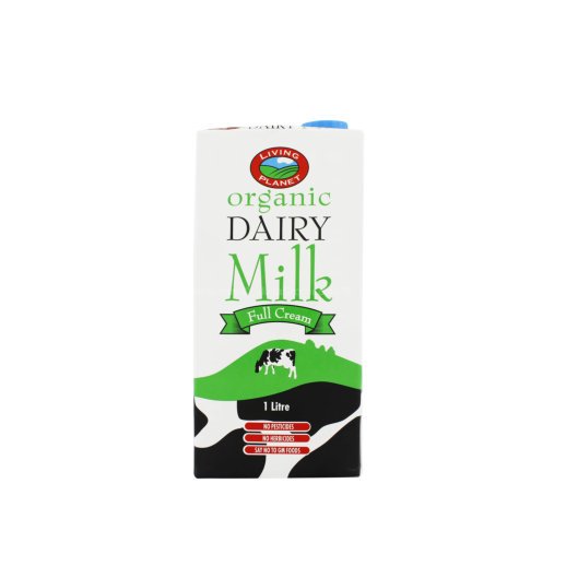 Living Planet Milk Organic Full Cream 1L